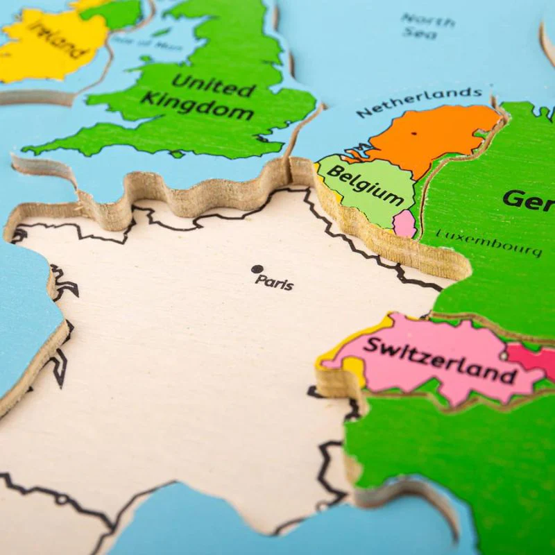 Bigjigs Toys Europe Inset Puzzle - Image 6