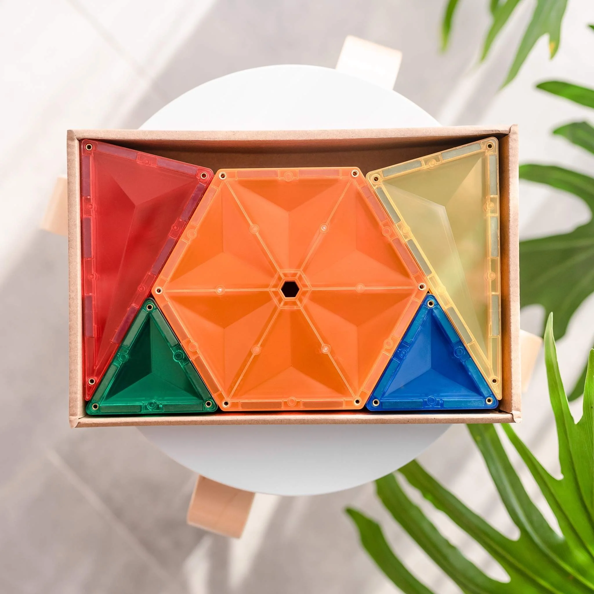Connetix Magnetic Tiles 30 Piece Rainbow Geometry Pack - Image 4