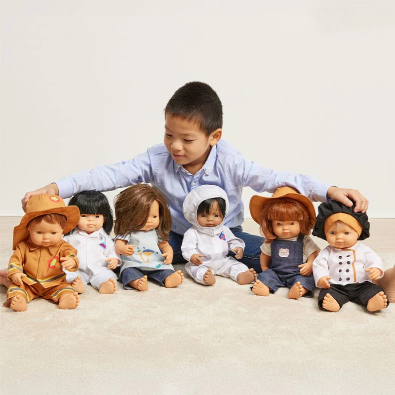 Miniland Doll Firefighter Outfit - 38cm - Image 4