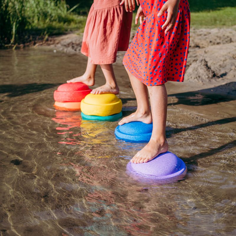 Stapelstein Stepping Stones - Rainbow Classic 6+1 Set - Image 7